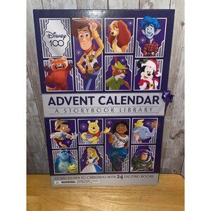 New Disney 100 Advent Calendar a Storybook Library: Countdown to Christmas